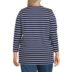 Women's 3/4 Sleeve Cotton Supima Tunic
