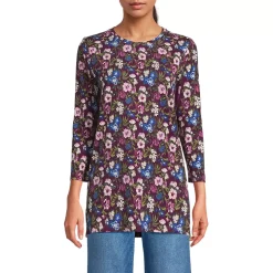 Women's 3/4 Sleeve Cotton Supima Tunic