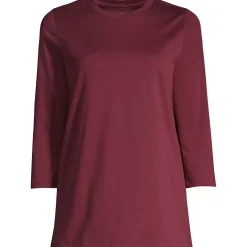 Women's 3/4 Sleeve Cotton Supima Tunic