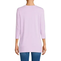 Women's 3/4 Sleeve Cotton Supima Tunic