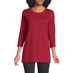 Women's 3/4 Sleeve Cotton Supima Tunic