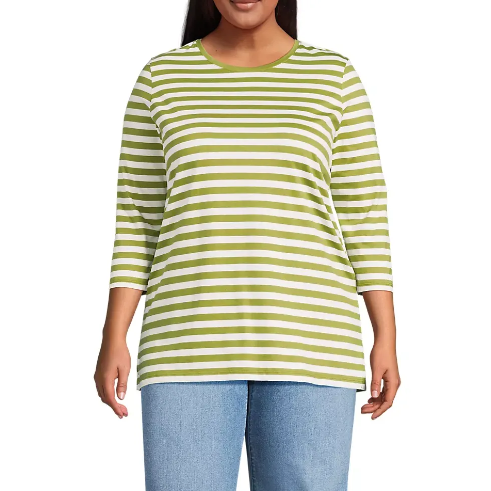 Women's 3/4 Sleeve Cotton Supima Tunic