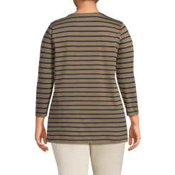 Women's 3/4 Sleeve Cotton Supima Tunic
