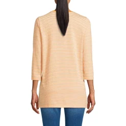 Women's 3/4 Sleeve Cotton Supima Tunic