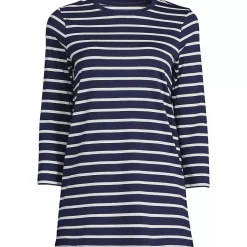 Women's 3/4 Sleeve Cotton Supima Tunic