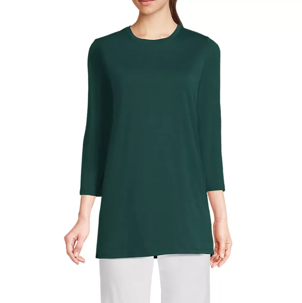 Women's 3/4 Sleeve Cotton Supima Tunic