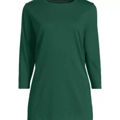 Women's 3/4 Sleeve Cotton Supima Tunic