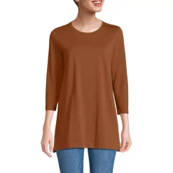 Women's 3/4 Sleeve Cotton Supima Tunic