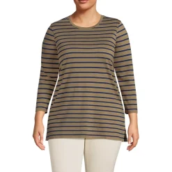 Women's 3/4 Sleeve Cotton Supima Tunic