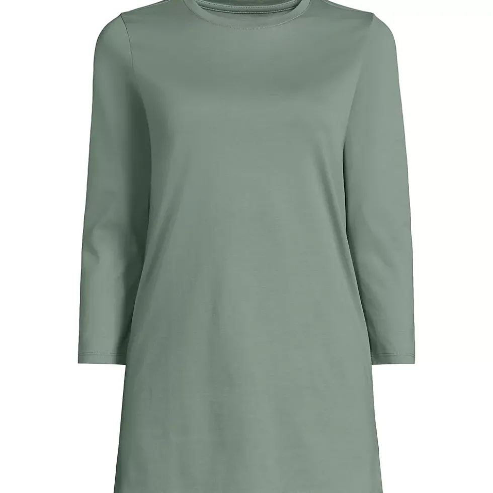 Women's 3/4 Sleeve Cotton Supima Tunic