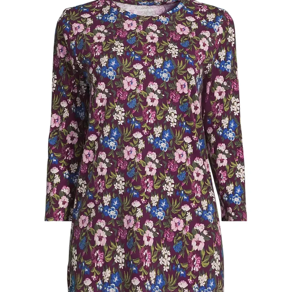 Women's 3/4 Sleeve Cotton Supima Tunic