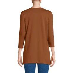 Women's 3/4 Sleeve Cotton Supima Tunic