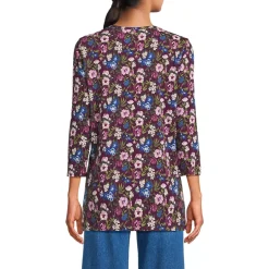 Women's 3/4 Sleeve Cotton Supima Tunic