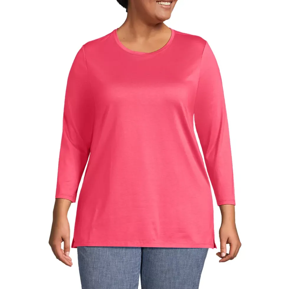 Women's 3/4 Sleeve Cotton Supima Tunic