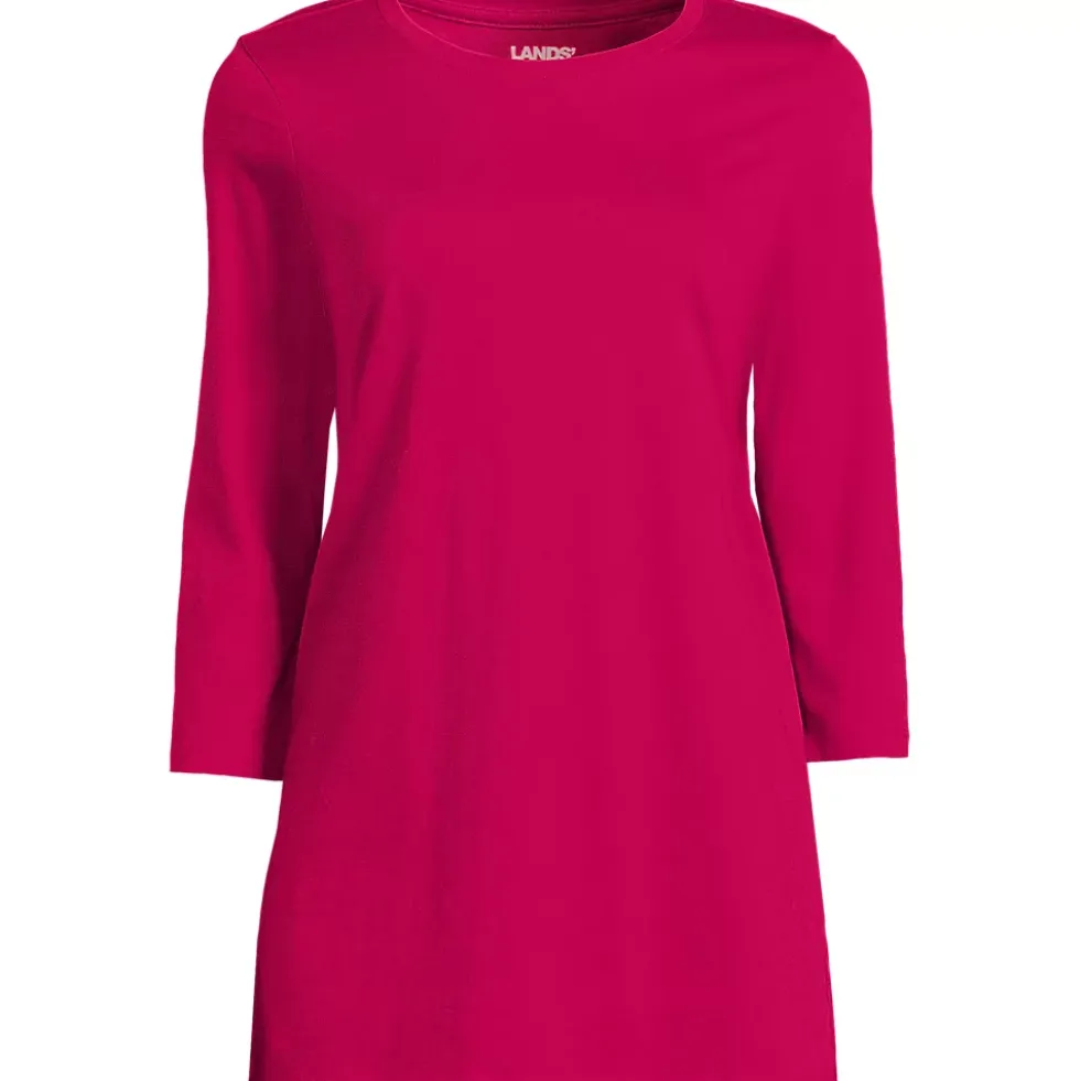 Women's 3/4 Sleeve Cotton Supima Tunic