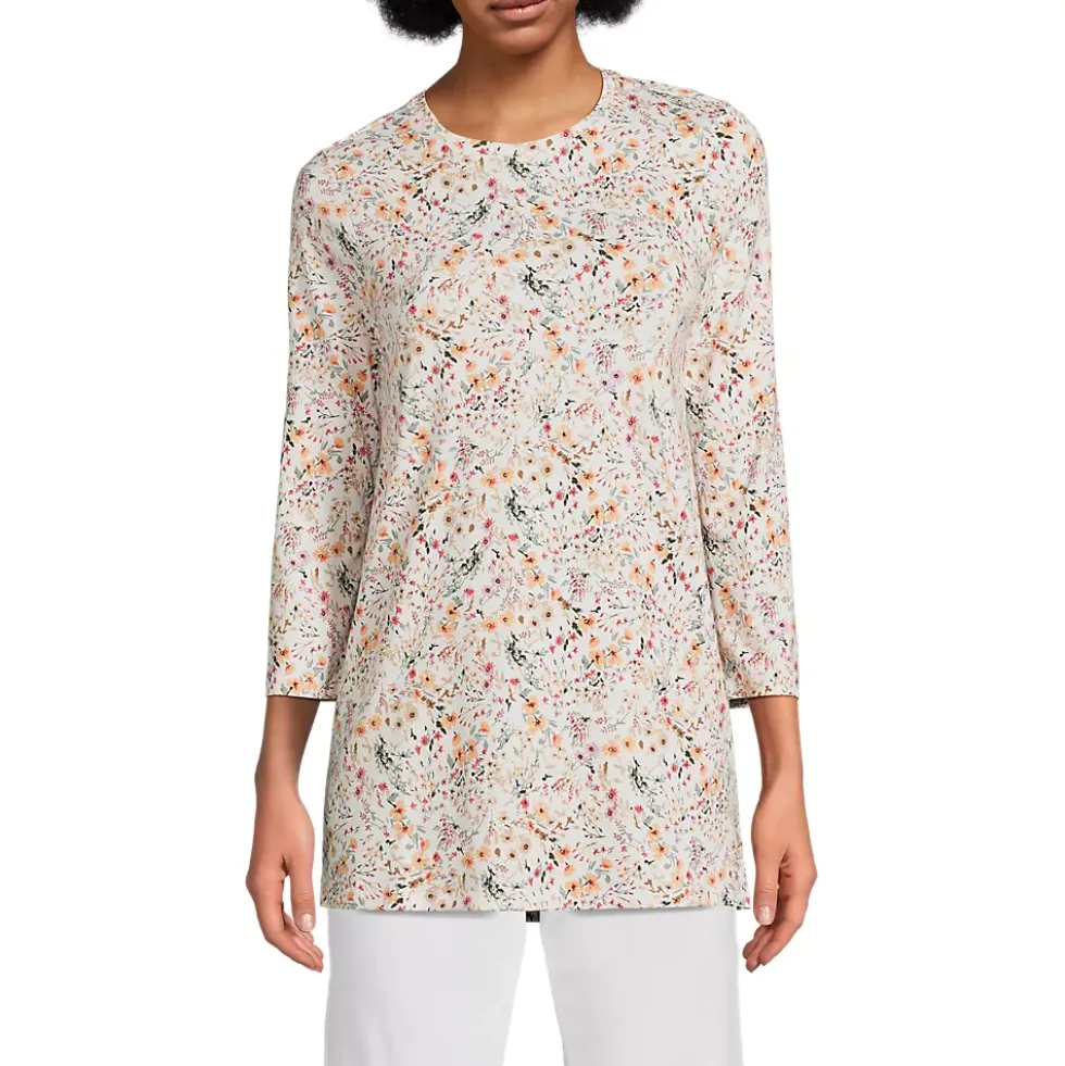Women's 3/4 Sleeve Cotton Supima Tunic