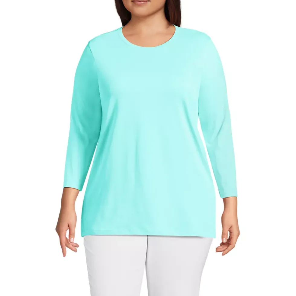 Women's 3/4 Sleeve Cotton Supima Tunic