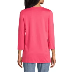Women's 3/4 Sleeve Cotton Supima Tunic