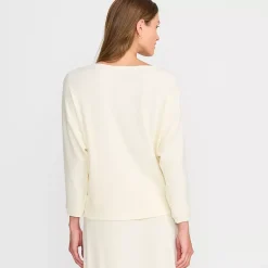 Women's 3/4 Sleeve Cozy Rib Dolman Top