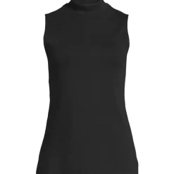 Women's Sleeveless Polished Essentials Mock Neck Top