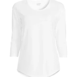 Women's 3/4 Sleeve Lightweight Jersey Shirttail Tee