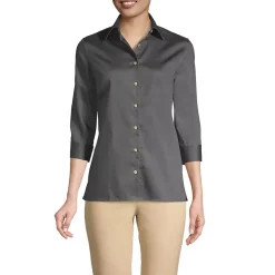 Women's 3/4 Sleeve Performance Twill Shirt