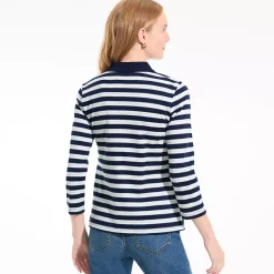 Women's 3/4 Sleeve Supima Cotton Polo Shirt
