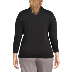 Women's 3/4 Sleeve Supima Cotton Polo Shirt