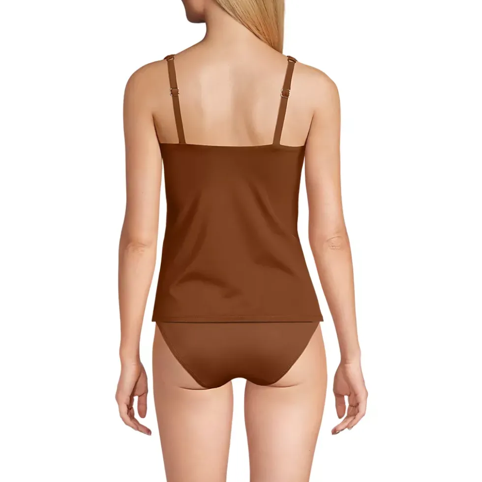 Women's Slender Lite Sweetheart Shirred Tankini