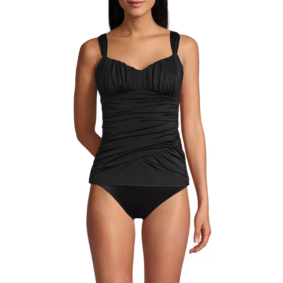 Women's Slender Lite Sweetheart Shirred Tankini