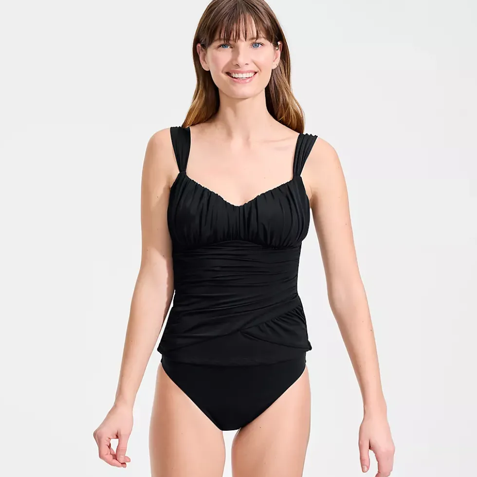 Women's Slender Lite Sweetheart Shirred Tankini