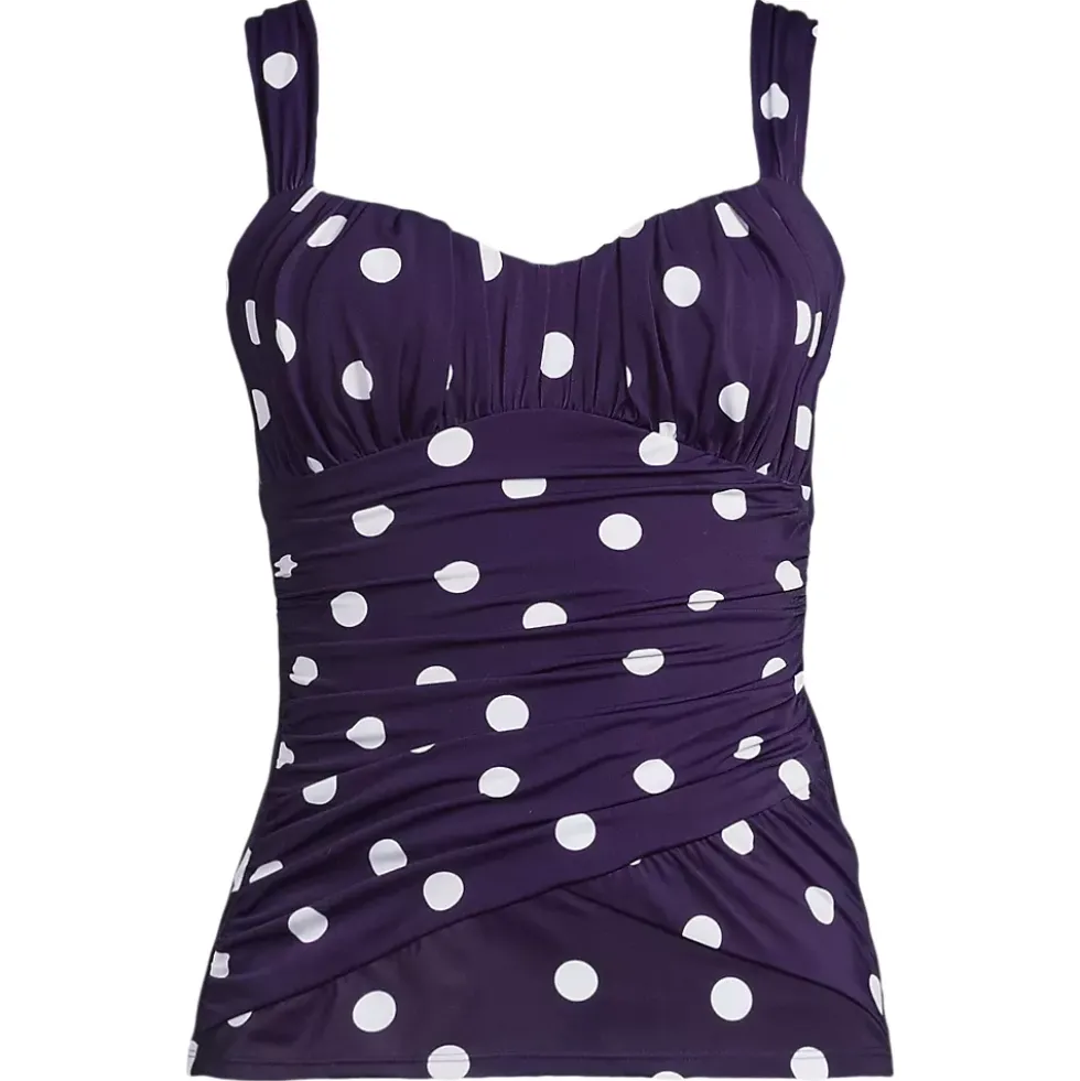Women's Slender Lite Sweetheart Shirred Tankini