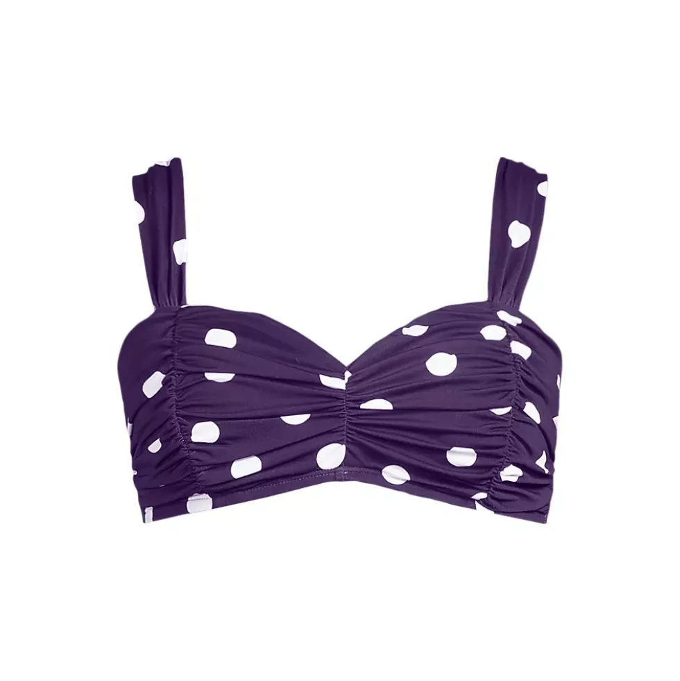 Women's Slender Lite Sweetheart Shirred Bikini Top