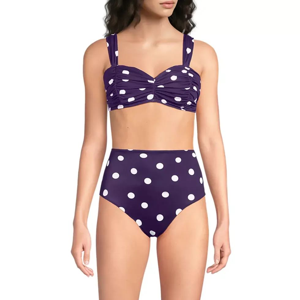 Women's Slender Lite Sweetheart Shirred Bikini Top