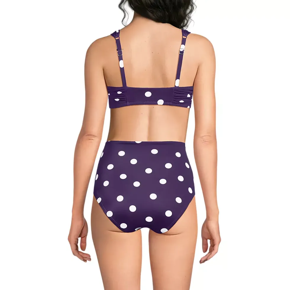 Women's Slender Lite Sweetheart Shirred Bikini Top