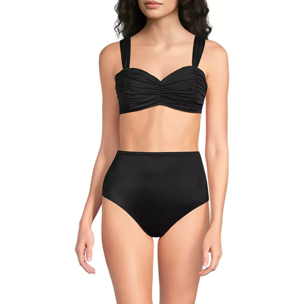 Women's Slender Lite Sweetheart Shirred Bikini Top