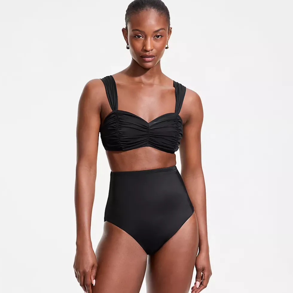Women's Slender Lite Sweetheart Shirred Bikini Top