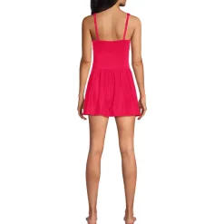 Women's Slender Lite Sweetheart Shirred Swim Dress