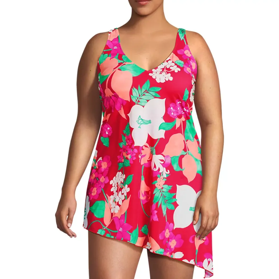 Women's SlenderSuit Fauxkini Low Leg One Piece Swimsuit