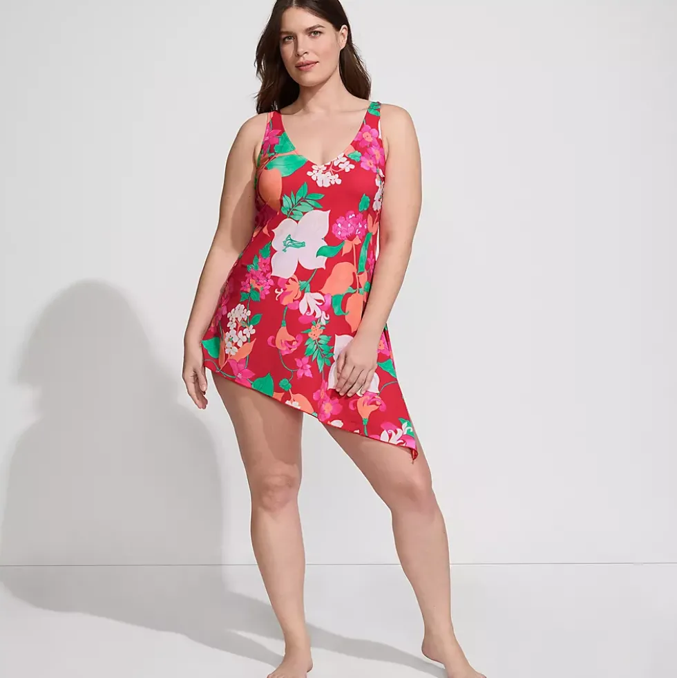 Women's SlenderSuit Fauxkini Low Leg One Piece Swimsuit