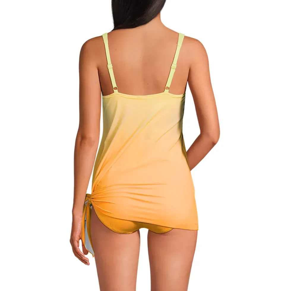 Women's SlenderSuit Fauxkini Low Leg One Piece Swimsuit