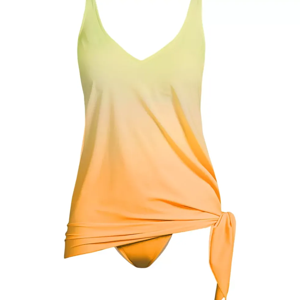 Women's SlenderSuit Fauxkini Low Leg One Piece Swimsuit