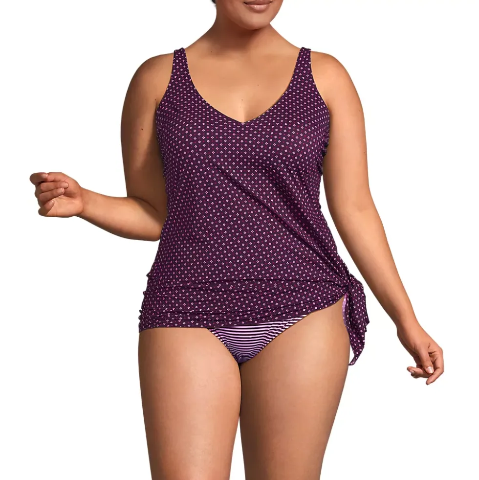 Women's SlenderSuit Fauxkini Low Leg One Piece Swimsuit
