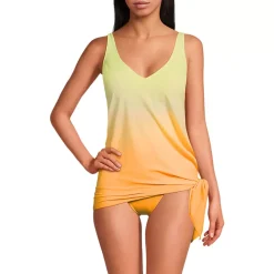 Women's SlenderSuit Fauxkini Low Leg One Piece Swimsuit