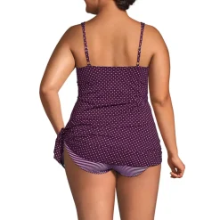 Women's SlenderSuit Fauxkini Low Leg One Piece Swimsuit