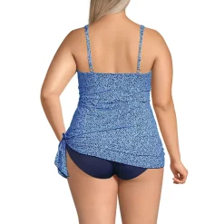 Women's SlenderSuit Fauxkini Low Leg One Piece Swimsuit