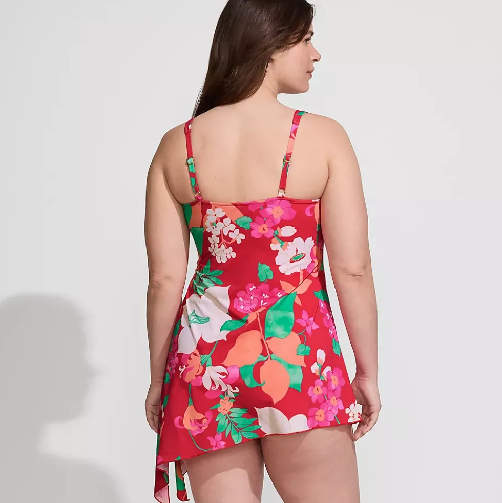 Women's SlenderSuit Fauxkini Low Leg One Piece Swimsuit