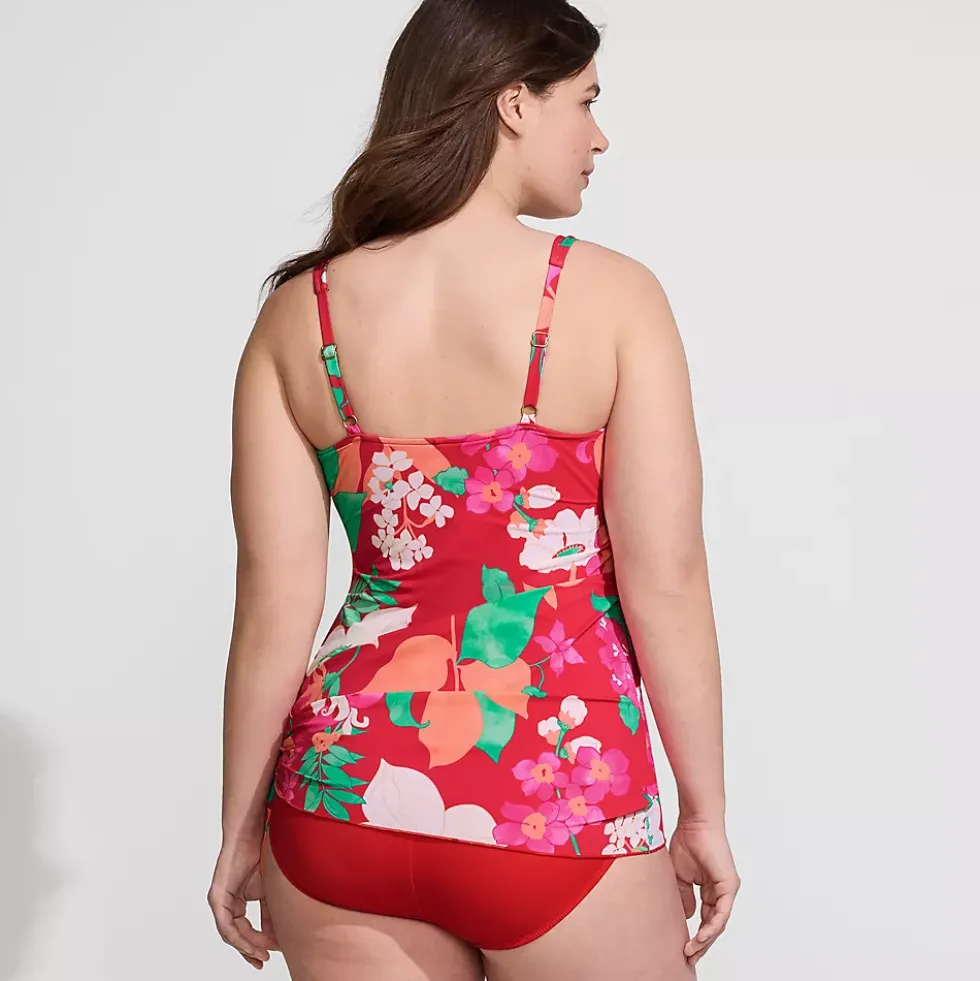 Women's SlenderSuit Fauxkini Low Leg One Piece Swimsuit
