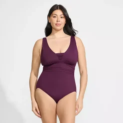 Women's SlenderSuit Grecian Low Leg One Piece Swimsuit