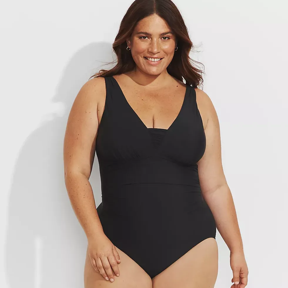Women's SlenderSuit Grecian Low Leg One Piece Swimsuit